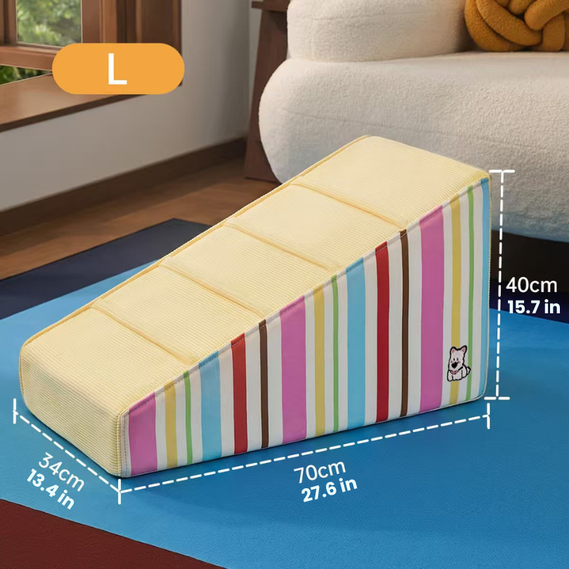 Easy Glide Foam Dog Ramp | Gentle Incline Pet Slope for Senior Dogs & Joint Support