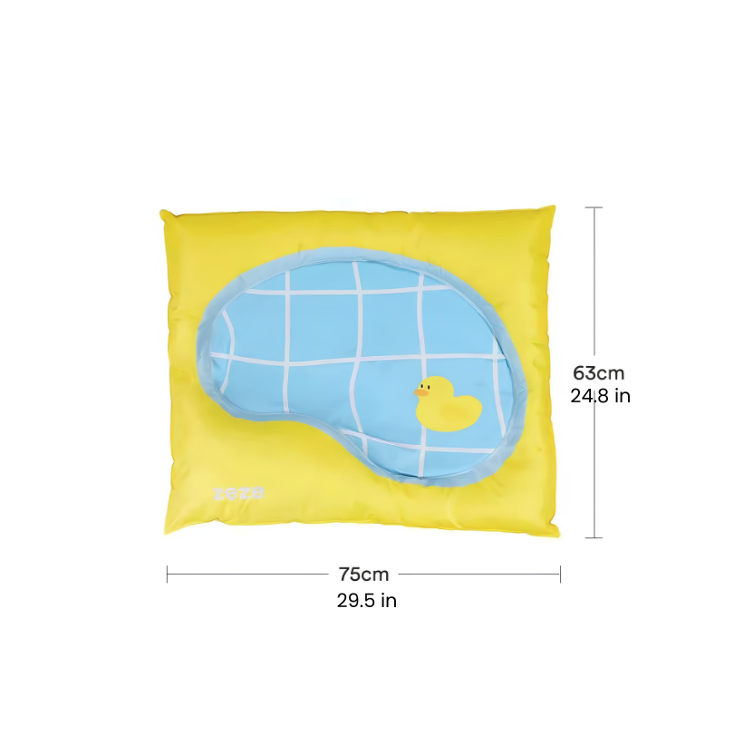 Cute Shaped Reversible Pet Cooling Bed