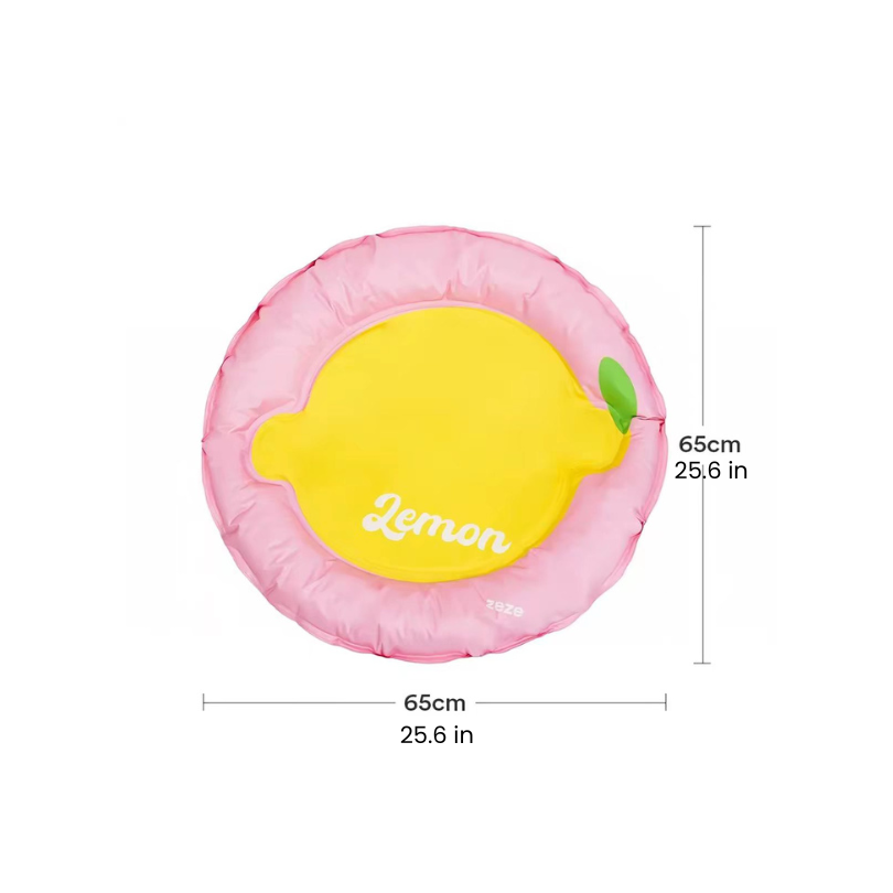 Cute Shaped Reversible Pet Cooling Bed