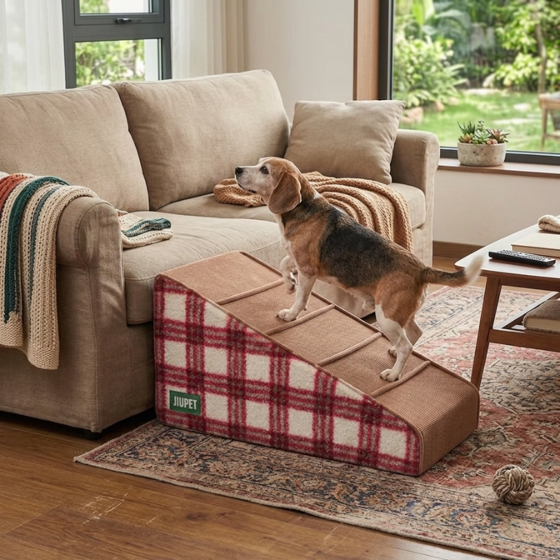 Easy Glide Foam Dog Ramp | Gentle Incline Pet Slope for Senior Dogs & Joint Support