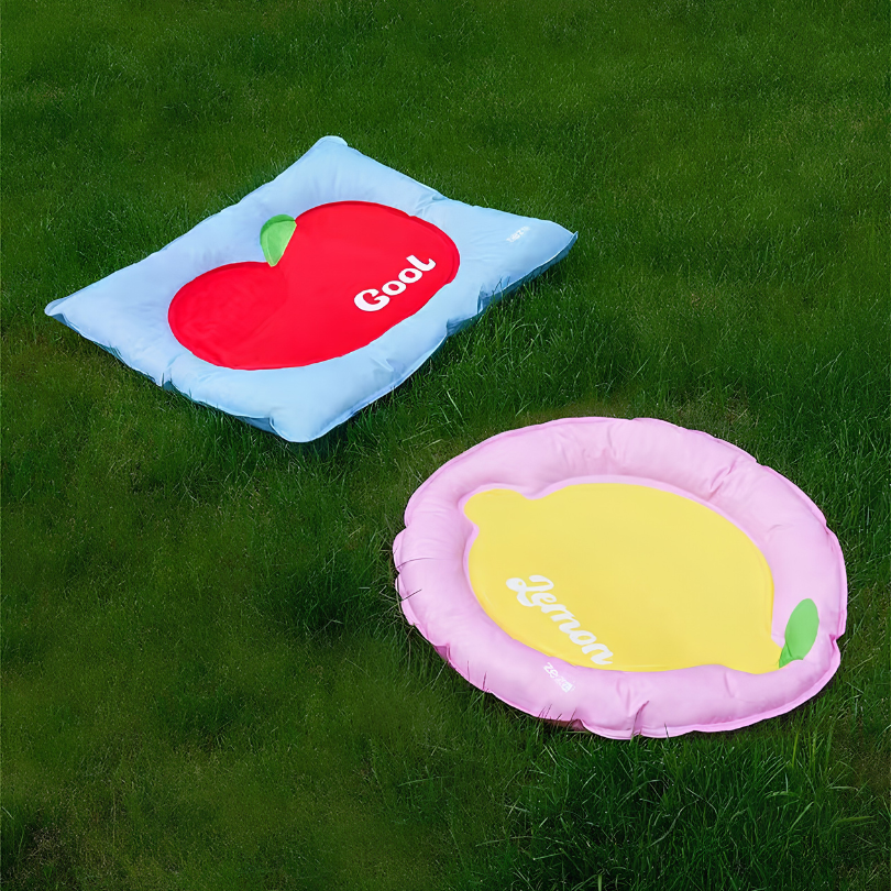 Cute Shaped Reversible Pet Cooling Bed