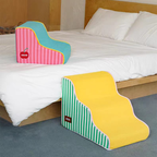 Easy Climb Foam Dog Stairs | Anti-Slip Pet Steps for Bed & Sofa