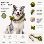 Daizy Snake Dog Toy – Soft Wrap-Around Chew Toy & Photo Prop