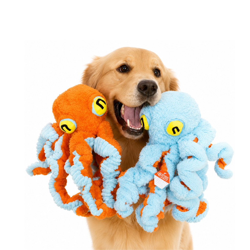 Squeaky Octopus Dog Toy