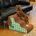 Easy Climb Foam Dog Stairs | Anti-Slip Pet Steps for Bed & Sofa