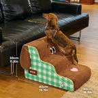 Easy Climb Foam Dog Stairs | Anti-Slip Pet Steps for Bed & Sofa