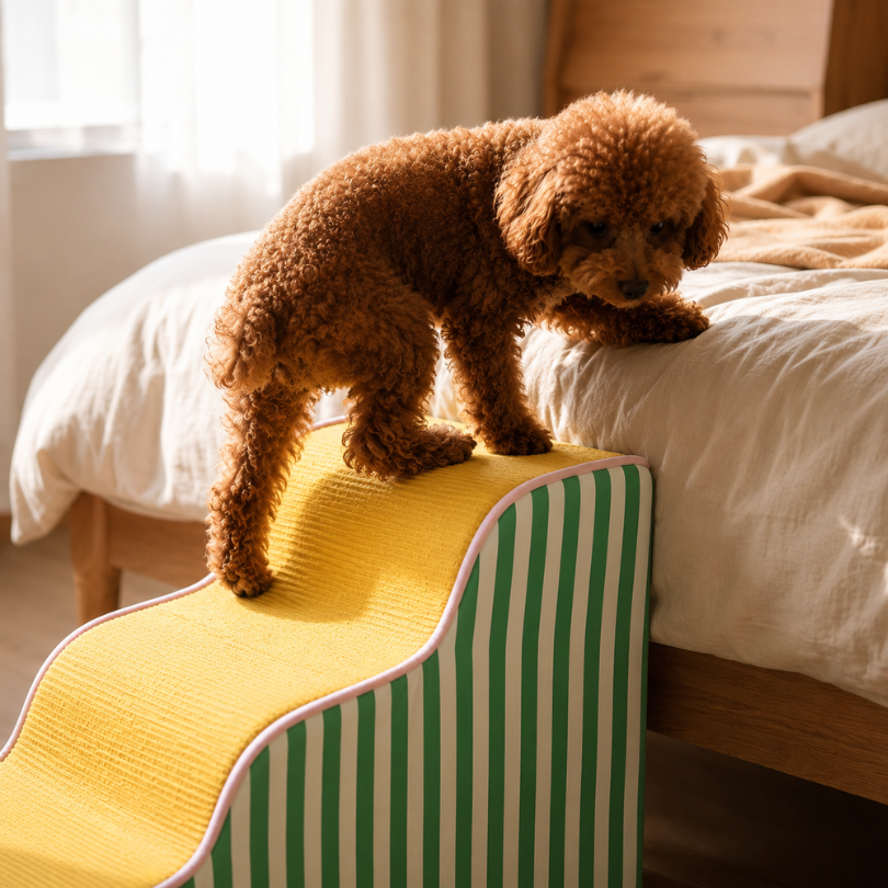 Easy Climb Foam Dog Stairs | Anti-Slip Pet Steps for Bed & Sofa