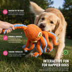 Squeaky Octopus Dog Toy
