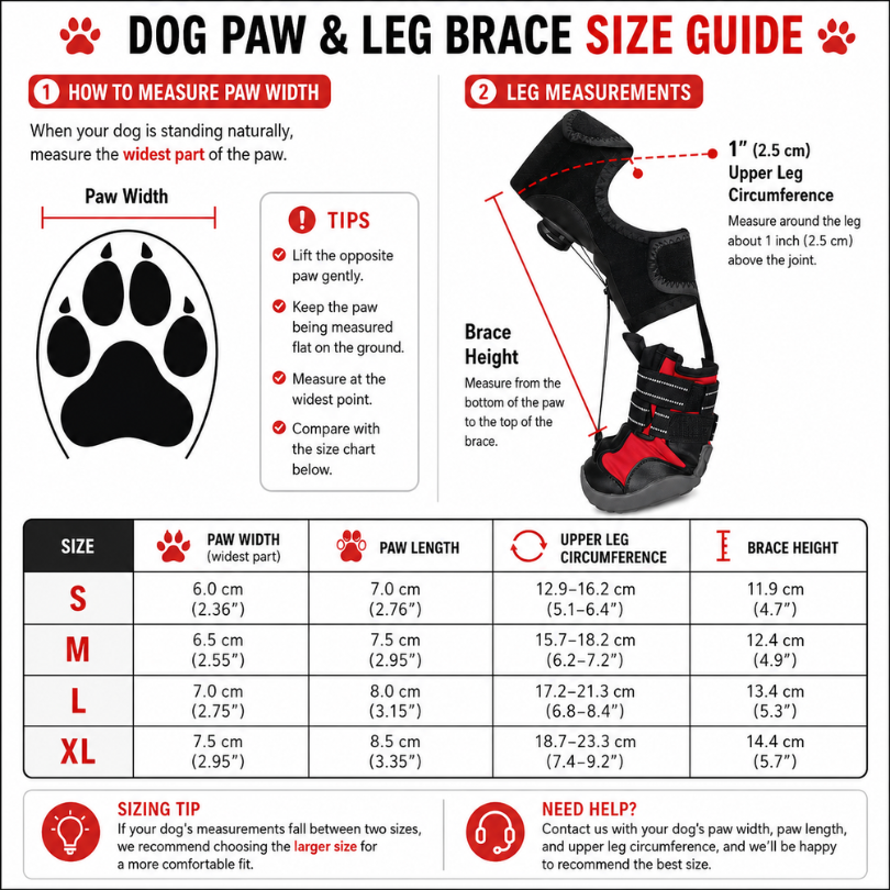 Anti-Knuckling Support Boot for Dogs