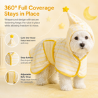 Soft Hooded Dog Bathrobe & Drying Towel