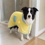 Soft Hooded Dog Bathrobe & Drying Towel