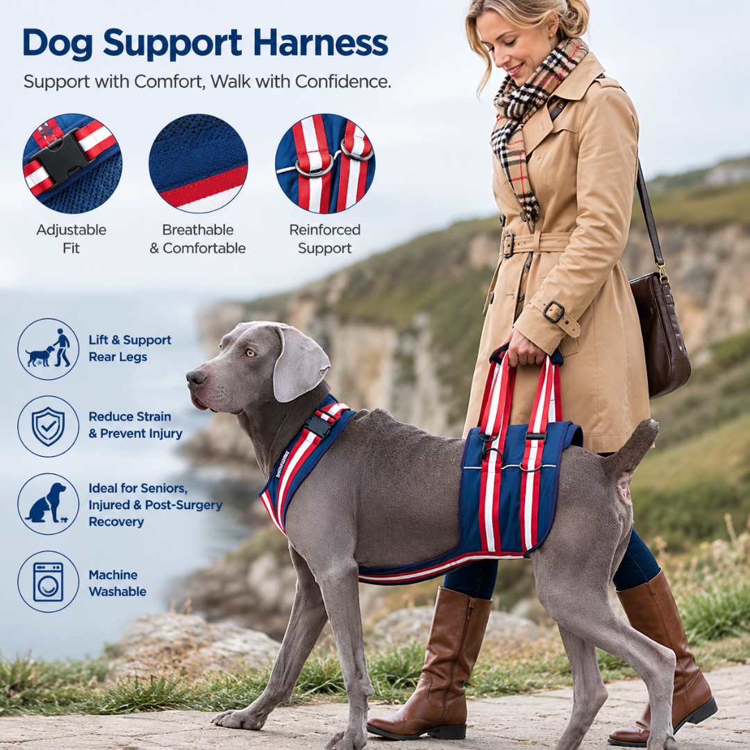 Dog Rear Support Harness for Mobility Assistance