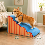 Easy Climb Foam Dog Stairs | Anti-Slip Pet Steps for Bed & Sofa