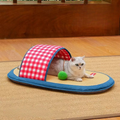 Slipper-Shaped Rattan Weave Pet Cooling Bed