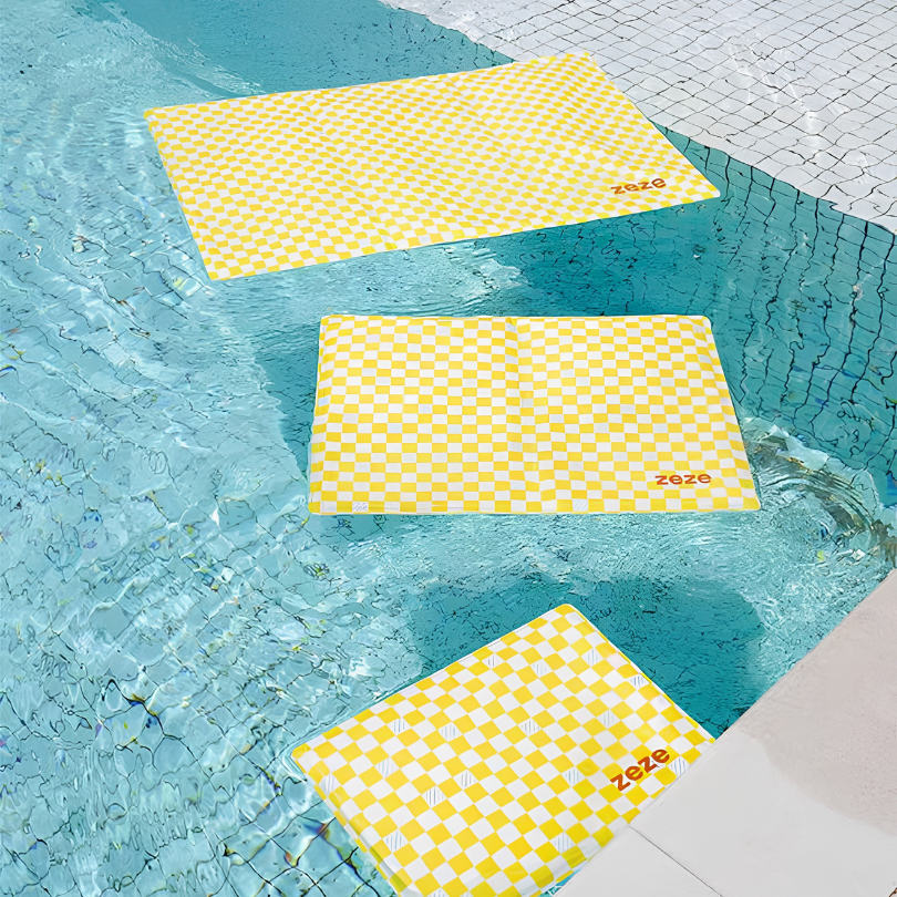 Classic Patterned Ice Silk Pet Cooling Mat