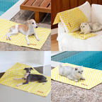 Classic Patterned Ice Silk Pet Cooling Mat