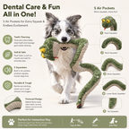 Daizy Snake Dog Toy – Soft Wrap-Around Chew Toy & Photo Prop