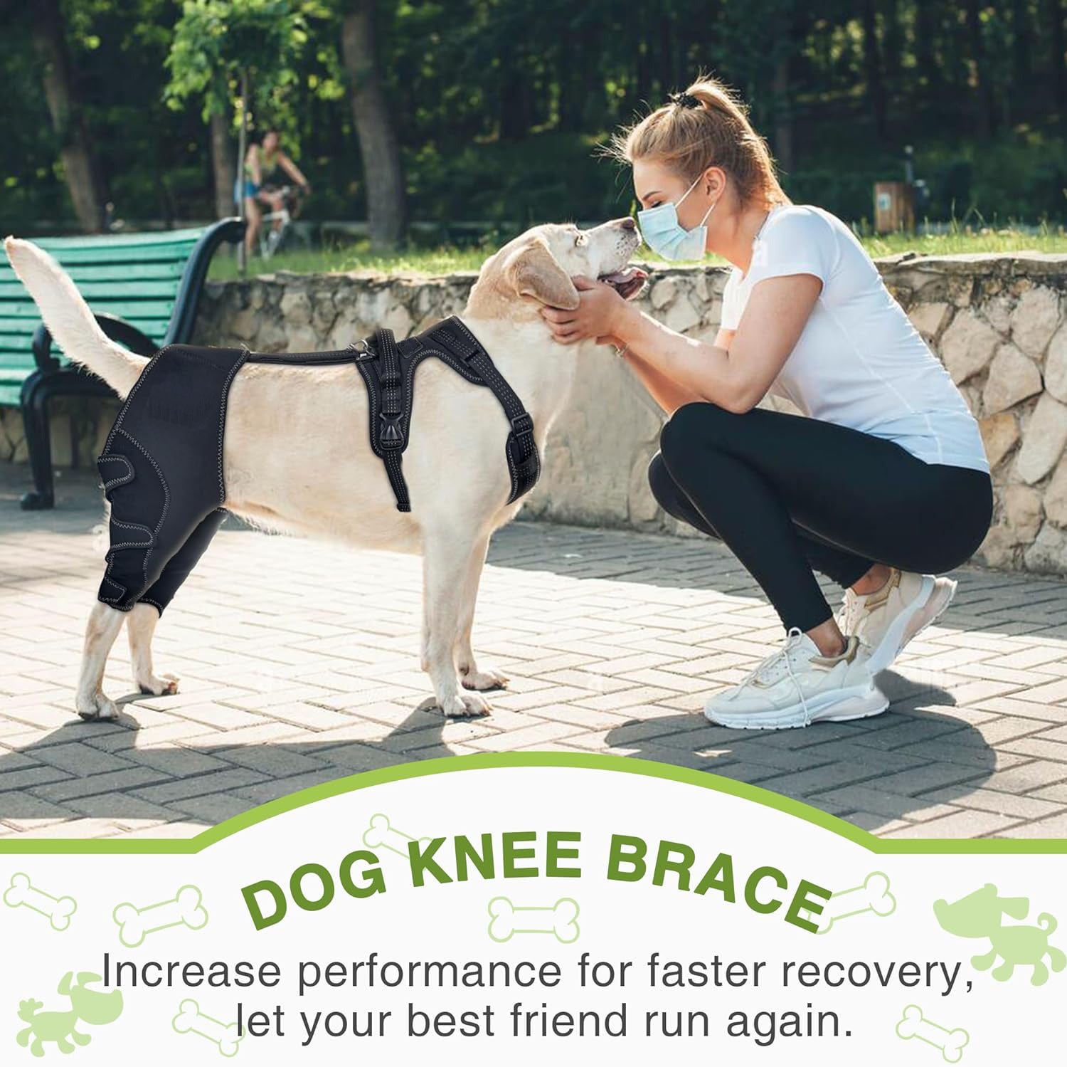 Dog Knee & Joint Support Brace – Warm, Stable Leg Protection for Senior Dogs