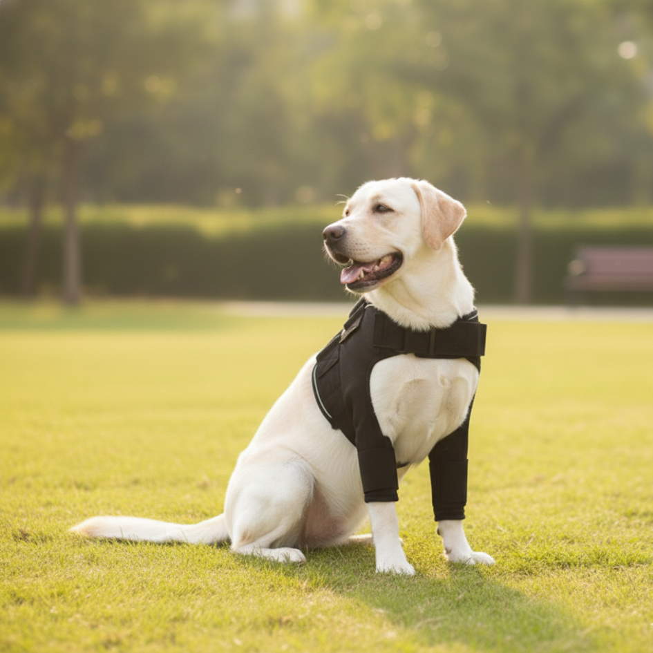 Dog Front Leg Joint Support Brace for Senior & Injured Dogs – Shoulder Protection & Warmth