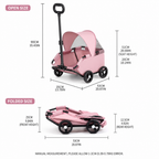 Lightweight Foldable Dog Stroller