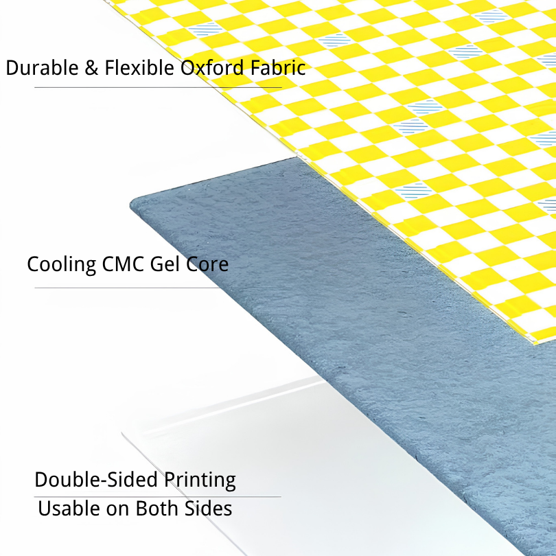 Classic Patterned Ice Silk Pet Cooling Mat
