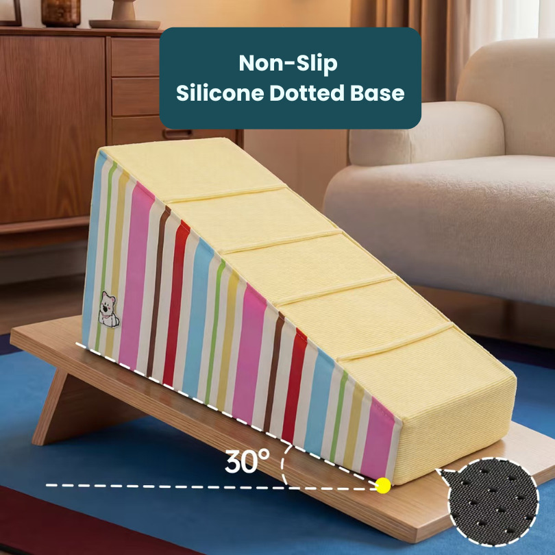 Easy Glide Foam Dog Ramp | Gentle Incline Pet Slope for Senior Dogs & Joint Support